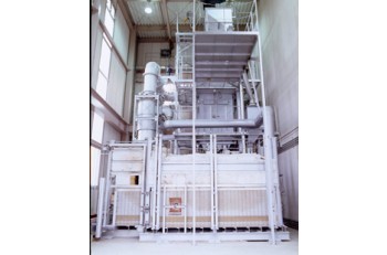 Cullet preheating equipment using unused waste heat