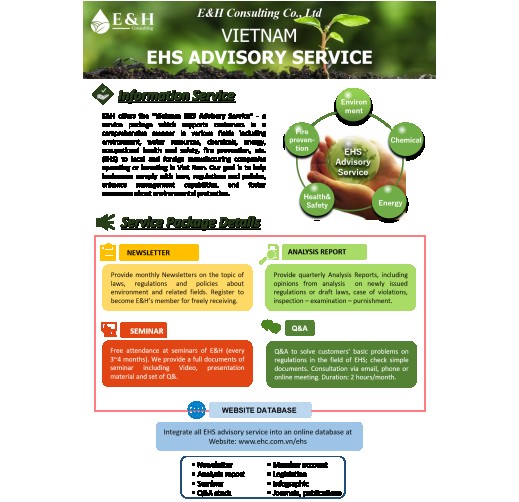 Vietnam EHS Advisory Service